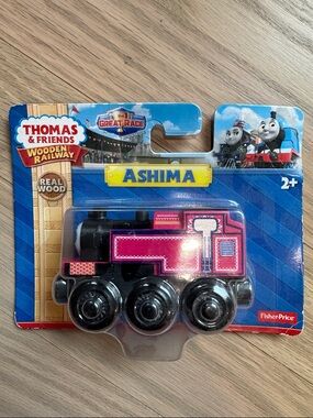 Thomas & Friends Wooden Railway Ashima Pink Wooden Train Engine - NEW